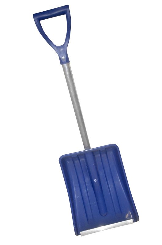 Snow shovel METEL-AUTO layer. from al. lath 365*280mm f32 with al/h and V-handle